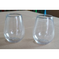 Super Crystal Plastic Stemless Wine Glass